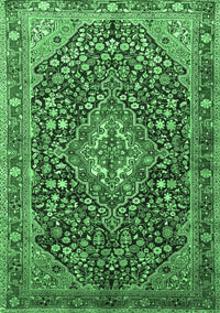 Persian Emerald Green Traditional Rug, tr1344emgrn