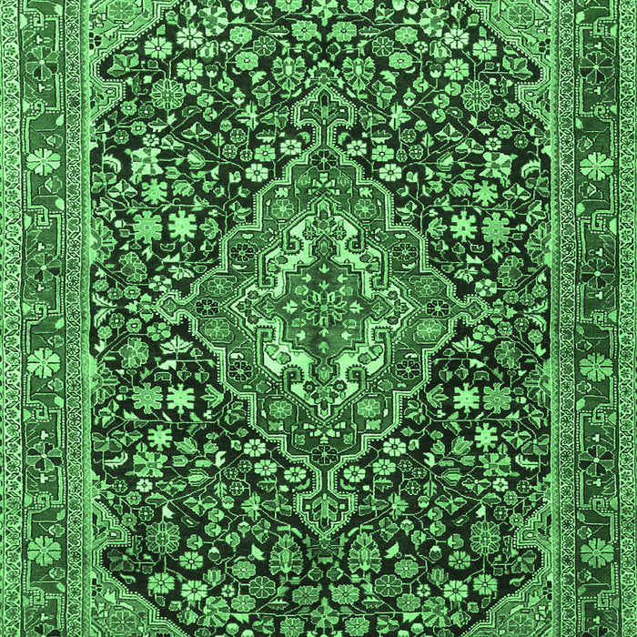 Persian Emerald Green Traditional Rug, tr1344emgrn