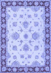 Oriental Blue Traditional Rug, tr1345blu