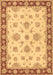 Machine Washable Oriental Brown Traditional Rug, wshtr1345brn