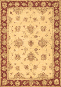 Oriental Brown Traditional Rug, tr1345brn