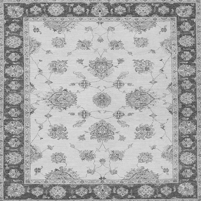 Serging Thickness of Oriental Gray Traditional Rug, tr1345gry