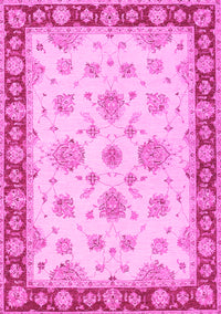 Oriental Pink Traditional Rug, tr1345pnk