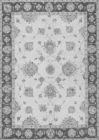 Oriental Gray Traditional Rug, tr1345gry