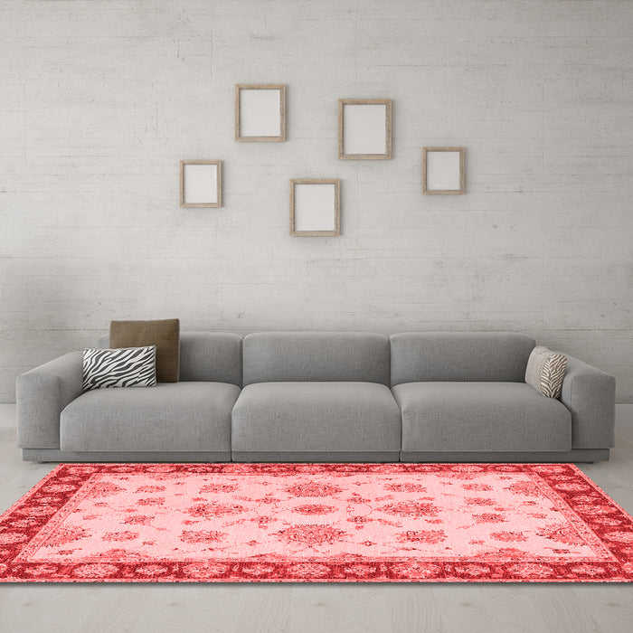 Traditional Red Washable Rugs