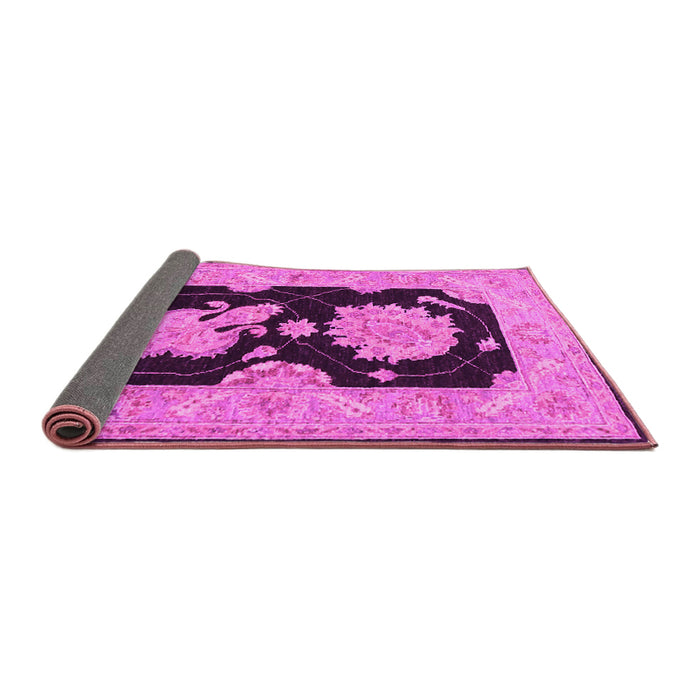 Sideview of Oriental Pink Traditional Rug, tr1346pnk