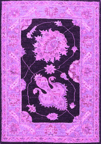 Oriental Purple Traditional Rug, tr1346pur