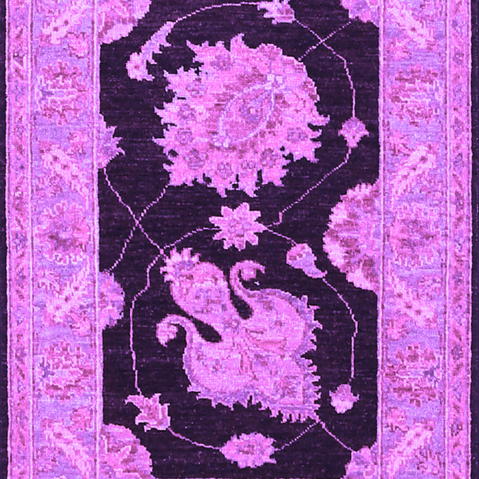 Machine Washable Oriental Purple Traditional Area Rugs, wshtr1346pur