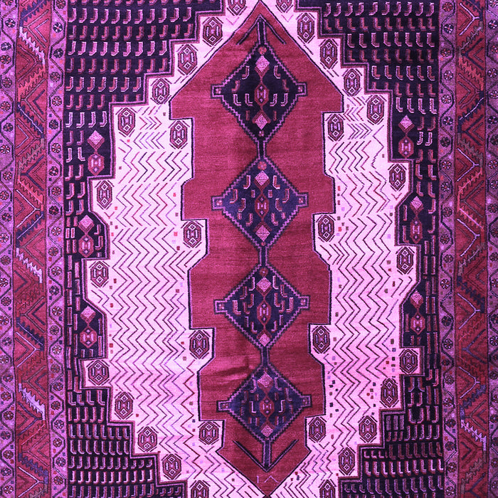 Machine Washable Persian Purple Traditional Area Rugs, wshtr1347pur