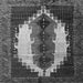 Serging Thickness of Persian Gray Traditional Rug, tr1347gry
