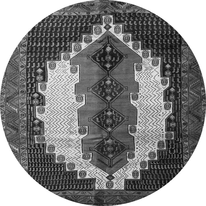 Square Persian Gray Traditional Rug, tr1347gry