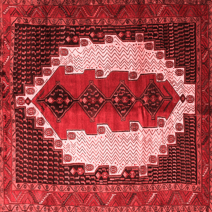 Machine Washable Persian Red Traditional Rug, wshtr1347red