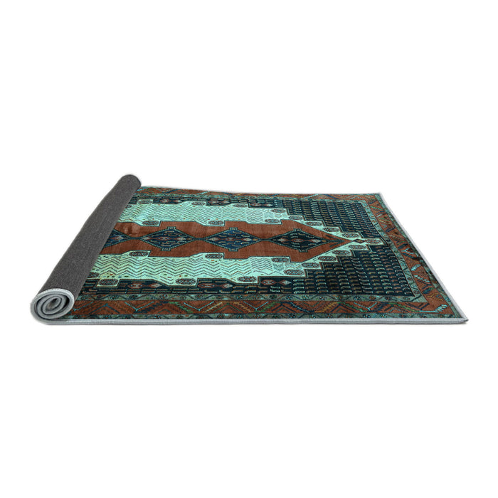 Sideview of Persian Light Blue Traditional Rug, tr1347lblu