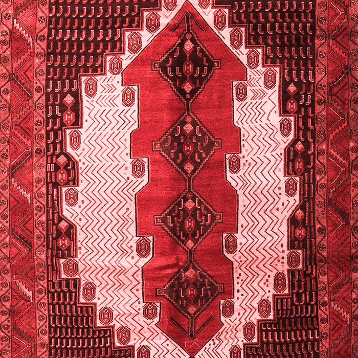 Machine Washable Persian Red Traditional Rug, wshtr1347red