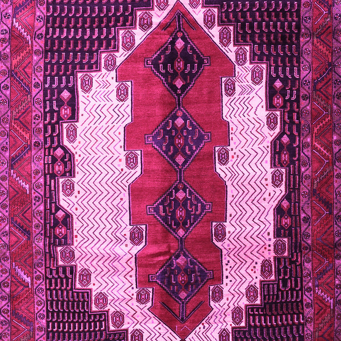 Machine Washable Persian Pink Traditional Rug, wshtr1347pnk