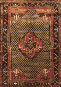 Persian Brown Traditional Rug, tr1348brn