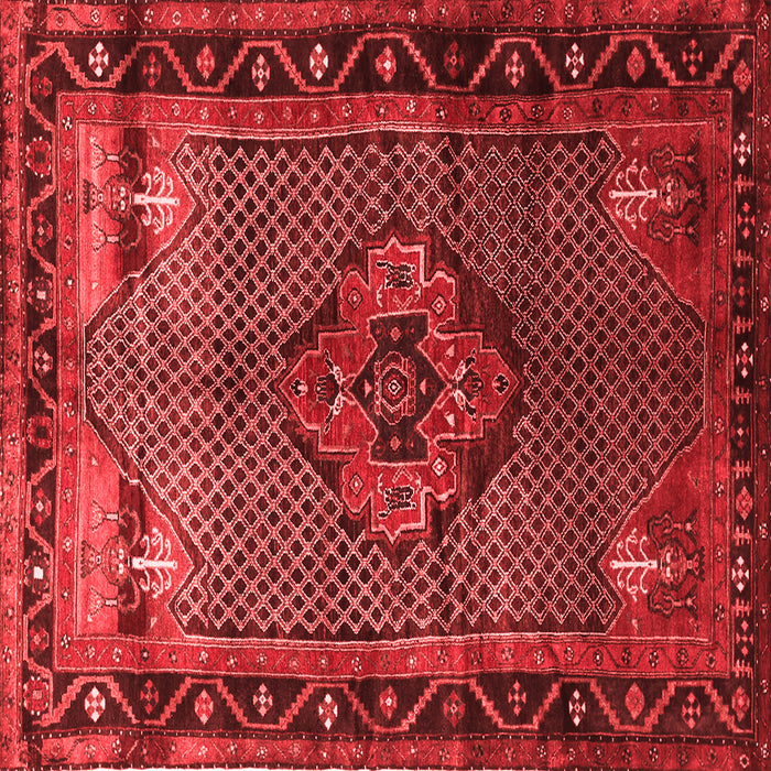 Machine Washable Persian Red Traditional Rug, wshtr1348red