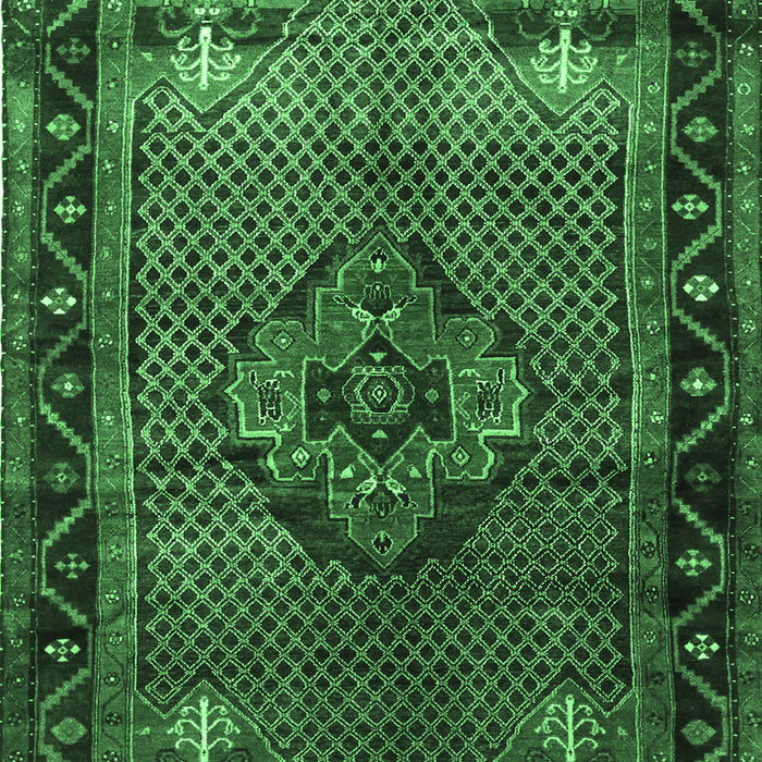 Persian Emerald Green Traditional Rug, tr1348emgrn