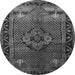 Square Persian Gray Traditional Rug, tr1348gry