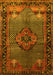 Machine Washable Persian Yellow Traditional Rug, wshtr1348yw