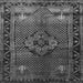 Serging Thickness of Persian Gray Traditional Rug, tr1348gry