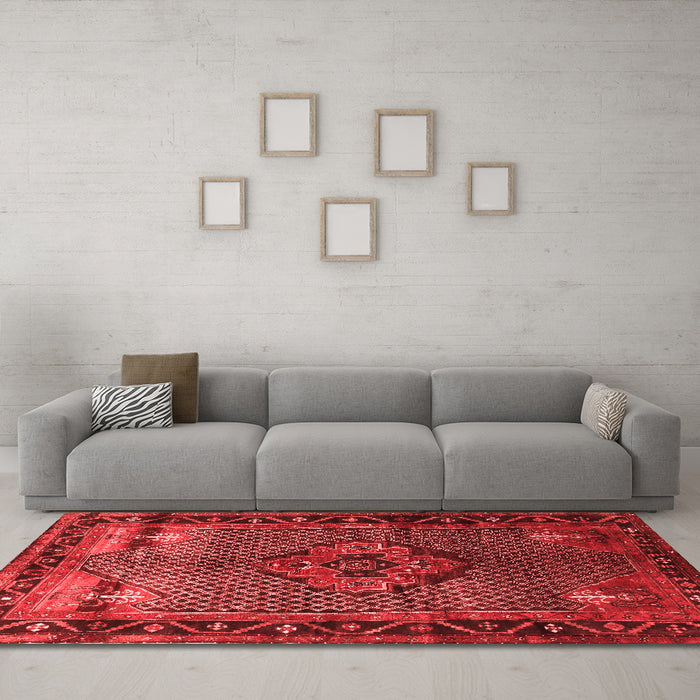Traditional Red Washable Rugs