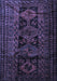 Machine Washable Persian Blue Traditional Rug, wshtr1349blu