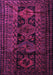 Machine Washable Persian Purple Traditional Area Rugs, wshtr1349pur