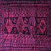Square Persian Purple Traditional Rug, tr1349pur