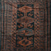 Square Persian Light Blue Traditional Rug, tr1349lblu