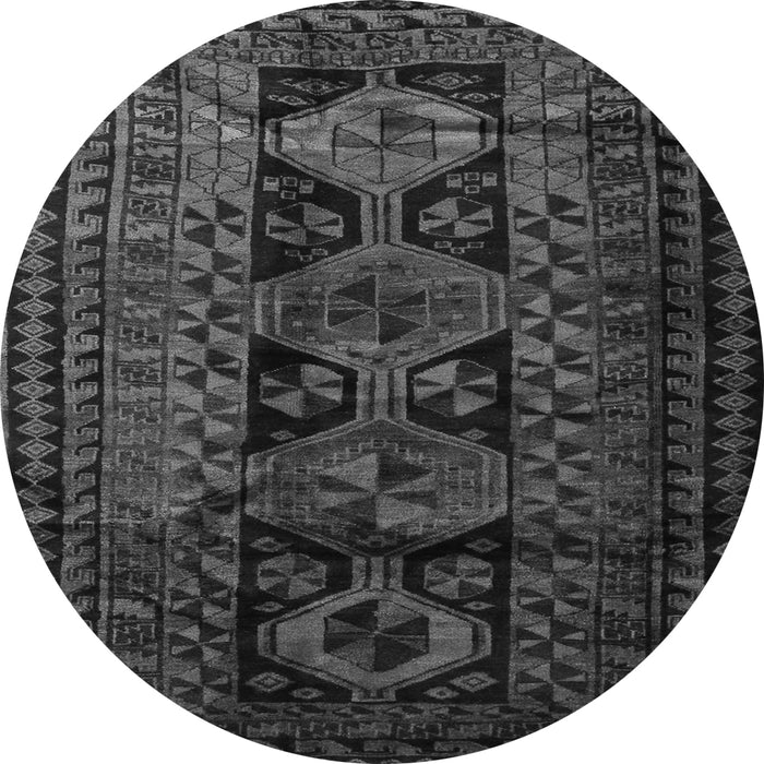 Square Persian Gray Traditional Rug, tr1349gry