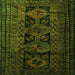 Serging Thickness of Persian Green Traditional Rug, tr1349grn