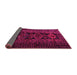 Sideview of Persian Pink Traditional Rug, tr1349pnk