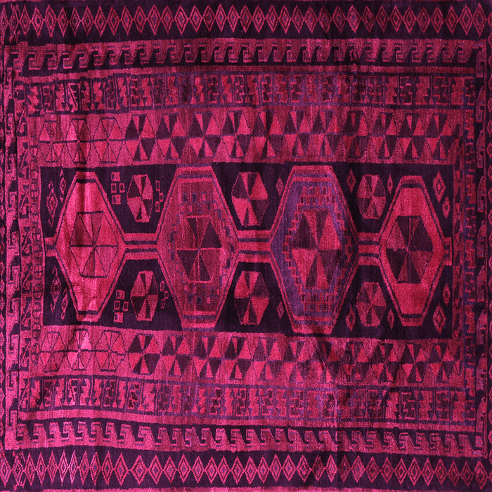 Square Machine Washable Persian Pink Traditional Rug, wshtr1349pnk