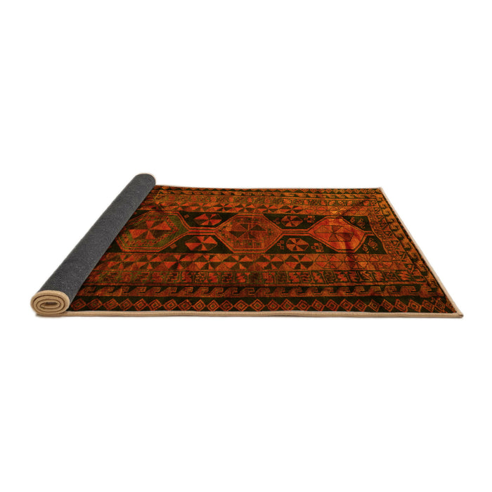 Sideview of Persian Yellow Traditional Rug, tr1349yw