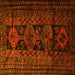 Square Persian Yellow Traditional Rug, tr1349yw