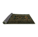 Sideview of Persian Turquoise Traditional Rug, tr1349turq