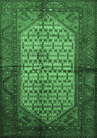 Persian Emerald Green Traditional Rug, tr134emgrn