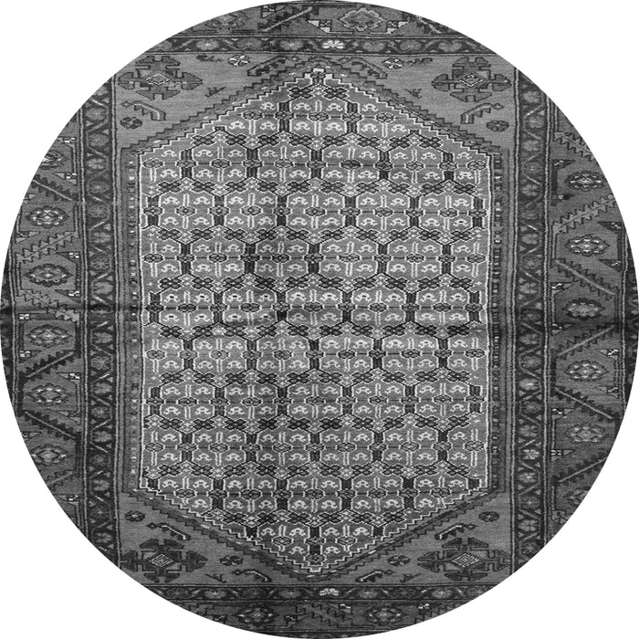 Square Persian Gray Traditional Rug, tr134gry