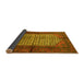 Sideview of Persian Yellow Traditional Rug, tr134yw