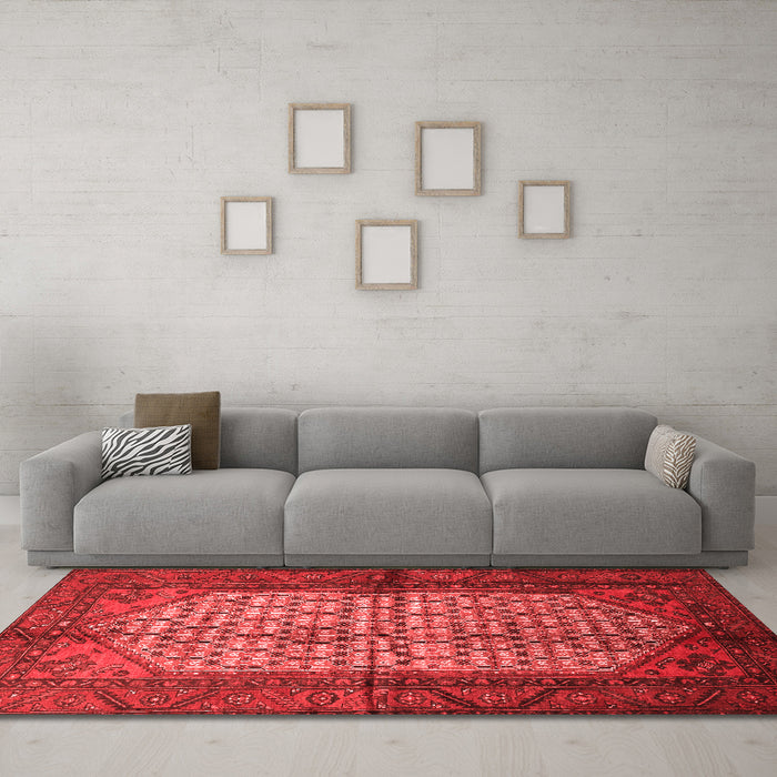 Traditional Red Washable Rugs