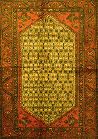 Persian Yellow Traditional Rug, tr134yw