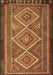 Persian Brown Traditional Rug, tr1350brn