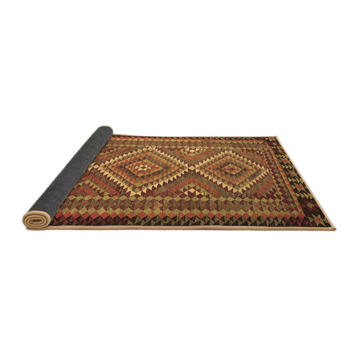Sideview of Persian Brown Traditional Rug, tr1350brn