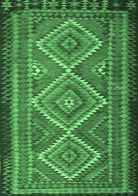 Persian Emerald Green Traditional Rug, tr1350emgrn