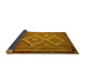 Sideview of Persian Yellow Traditional Rug, tr1350yw
