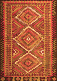 Persian Orange Traditional Rug, tr1350org