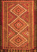 Persian Orange Traditional Rug, tr1350org