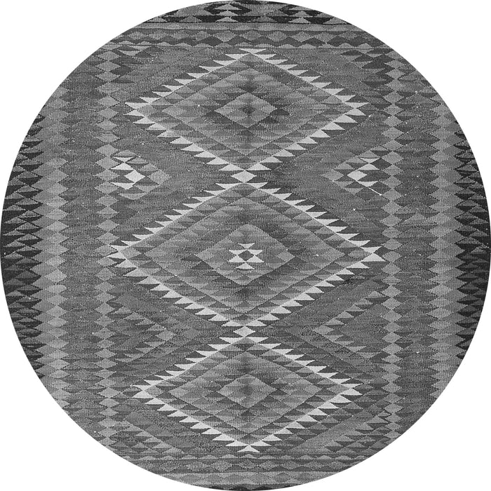 Square Persian Gray Traditional Rug, tr1350gry