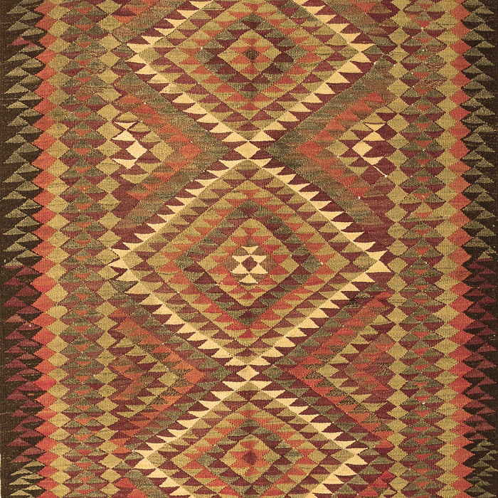 Machine Washable Persian Brown Traditional Rug, wshtr1350brn